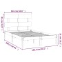 Massiver Bettrahmen aus weißem Kiefernholz, 160 x 200 cm von vidaXL, Betten und Lattenroste - Ref: Foro24-3104684, Preis: 123...