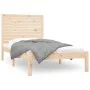 Estructura de cama madera maciza de pino 90x200 cm de vidaXL, Camas y somieres - Ref: Foro24-3104593, Precio: 97,84 €, Descue...
