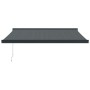 Retractable aluminum awning and anthracite gray fabric 3x2.5 m by vidaXL, Awnings - Ref: Foro24-3154611, Price: 508,88 €, Dis...
