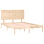 Solid wood bed frame 120x190 cm by vidaXL, Beds and slatted bases - Ref: Foro24-3104773, Price: 123,57 €, Discount: %