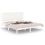 Estructura de cama madera maciza de pino blanco 200x200 cm de vidaXL, Camas y somieres - Ref: Foro24-3104824, Precio: 154,73 ...