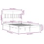 Weißer Massivholzbettrahmen 200x200 cm von vidaXL, Betten und Lattenroste - Ref: Foro24-3104759, Preis: 138,12 €, Rabatt: %