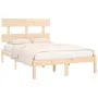 Bettgestell aus Massivholz 120x190 cm von vidaXL, Betten und Lattenroste - Ref: Foro24-3104643, Preis: 104,13 €, Rabatt: %