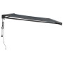 Toldo retráctil aluminio y tela gris antracita 4x3 m de vidaXL, Toldos - Ref: Foro24-3154613, Precio: 796,12 €, Descuento: %