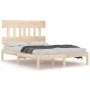 Bettgestell aus Massivholz 120x200 cm von vidaXL, Betten und Lattenroste - Ref: Foro24-3104733, Preis: 105,16 €, Rabatt: %
