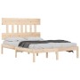 Solid wood bed frame 120x200 cm by vidaXL, Beds and slatted bases - Ref: Foro24-3104733, Price: 106,56 €, Discount: %