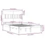 Bettgestell aus Massivholz 120x200 cm von vidaXL, Betten und Lattenroste - Ref: Foro24-3104733, Preis: 105,16 €, Rabatt: %