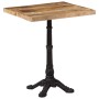 Mesa de bistró madera de mango rugosa 60x60x77 cm