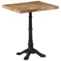 Mesa de bistró madera de mango rugosa 60x60x77 cm