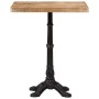 Mesa de bistró madera de mango rugosa 60x60x77 cm