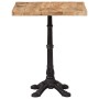 Mesa de bistró madera de mango rugosa 60x60x77 cm