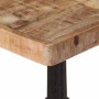 Mesa de bistró madera de mango rugosa 60x60x77 cm