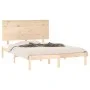 Solid pine wood bed frame 120x200 cm by vidaXL, Beds and slatted bases - Ref: Foro24-3104798, Price: 116,20 €, Discount: %