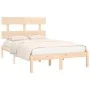 Solid pine wood bed frame 120x200 cm by vidaXL, Beds and slatted bases - Ref: Foro24-3104668, Price: 102,79 €, Discount: %