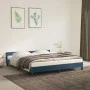 Dark blue velvet bed frame with headboard 180x200 cm by vidaXL, Beds and slatted bases - Ref: Foro24-347589, Price: 130,06 €,...