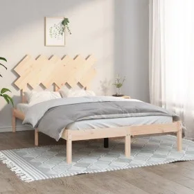 Solid wood bed frame 120x200 cm by vidaXL, Beds and slatted bases - Ref: Foro24-3104863, Price: 106,33 €, Discount: %