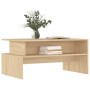 Mesa de centro madera de ingeniería roble Sonoma 90x55x42,5 cm de vidaXL, Mesas de centro - Ref: Foro24-834280, Precio: 52,82...