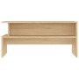 Sonoma oak engineered wood coffee table 90x55x42.5 cm by vidaXL, Coffee table - Ref: Foro24-834280, Price: 51,51 €, Discount: %