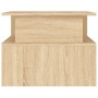 Mesa de centro madera de ingeniería roble Sonoma 90x55x42,5 cm de vidaXL, Mesas de centro - Ref: Foro24-834280, Precio: 52,82...