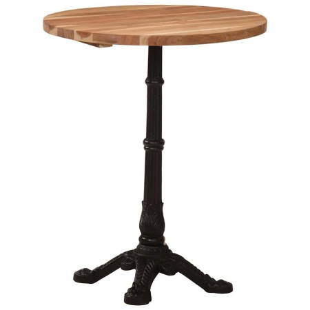 Mesa de bistró madera maciza de acacia Ø60x76 cm