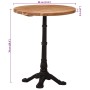 Mesa de bistró madera maciza de acacia Ø60x76 cm