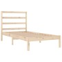 Solid pine wood bed frame 90x200 cm by vidaXL, Beds and slatted bases - Ref: Foro24-3104918, Price: 80,02 €, Discount: %