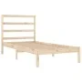 Solid pine wood bed frame 90x200 cm by vidaXL, Beds and slatted bases - Ref: Foro24-3104918, Price: 76,91 €, Discount: %