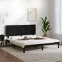 Solid black pine wood bed frame 200x200 cm by vidaXL, Beds and slatted bases - Ref: Foro24-3104827, Price: 171,64 €, Discount: %