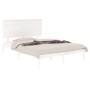 Estructura de cama madera maciza de pino blanca 120x200 cm de vidaXL, Camas y somieres - Ref: Foro24-3104799, Precio: 131,89 ...