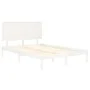 Estructura de cama madera maciza de pino blanca 120x200 cm de vidaXL, Camas y somieres - Ref: Foro24-3104799, Precio: 127,81 ...