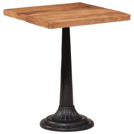 Mesa de bistró madera maciza de acacia 60x60x76 cm