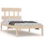 Solid wood single bed frame 90x200 cm by vidaXL, Beds and slatted bases - Ref: Foro24-3104723, Price: 81,49 €, Discount: %