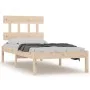 Solid wood single bed frame 90x200 cm by vidaXL, Beds and slatted bases - Ref: Foro24-3104723, Price: 78,27 €, Discount: %