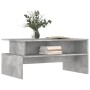 Betongrauer Couchtisch aus Holzwerkstoff, 90 x 55 x 42,5 cm von vidaXL, Couchtisch - Ref: Foro24-834281, Preis: 62,39 €, Raba...