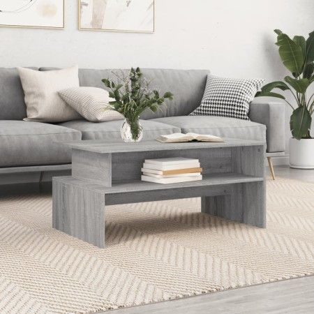 Sonoma gray engineered wood coffee table 90x55x42.5 cm by vidaXL, Coffee table - Ref: Foro24-834284, Price: 51,26 €, Discount: %