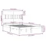 Estructura de cama madera maciza 120x190 cm de vidaXL, Camas y somieres - Ref: Foro24-3104708, Precio: 106,53 €, Descuento: %