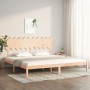 Bettgestell aus Massivholz 200x200 cm von vidaXL, Betten und Lattenroste - Ref: Foro24-3104888, Preis: 130,89 €, Rabatt: %