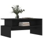 Engineered wood black coffee table 90x55x42.5 cm by vidaXL, Coffee table - Ref: Foro24-834279, Price: 51,10 €, Discount: %