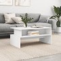 White engineered wood coffee table 90x55x42.5 cm by vidaXL, Coffee table - Ref: Foro24-834278, Price: 43,37 €, Discount: %