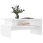 Weißer Couchtisch aus Holzwerkstoff, 90 x 55 x 42,5 cm von vidaXL, Couchtisch - Ref: Foro24-834278, Preis: 44,50 €, Rabatt: %