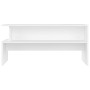 Weißer Couchtisch aus Holzwerkstoff, 90 x 55 x 42,5 cm von vidaXL, Couchtisch - Ref: Foro24-834278, Preis: 44,50 €, Rabatt: %