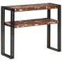 Mesa consola de madera maciza reciclada 90x30x75 cm