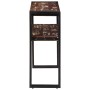 Mesa consola de madera maciza reciclada 90x30x75 cm