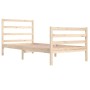 Solid pine wood bed frame 90x200 cm by vidaXL, Beds and slatted bases - Ref: Foro24-3104991, Price: 85,75 €, Discount: %