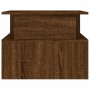 Mesa de centro madera de ingeniería marrón roble 90x55x42,5 cm