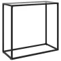 Transparenter Konsolentisch aus gehärtetem Glas 80x35x75 cm von vidaXL, Seitentische - Ref: Foro24-322807, Preis: 54,56 €, Ra...