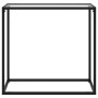 Transparent tempered glass console table 80x35x75 cm by vidaXL, Side tables - Ref: Foro24-322807, Price: 55,53 €, Discount: %