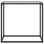 Transparent tempered glass console table 80x35x75 cm by vidaXL, Side tables - Ref: Foro24-322807, Price: 54,29 €, Discount: %