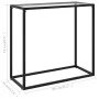 Transparent tempered glass console table 80x35x75 cm by vidaXL, Side tables - Ref: Foro24-322807, Price: 54,29 €, Discount: %