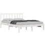 Solid white pine wood bed frame 120x200 cm by vidaXL, Beds and slatted bases - Ref: Foro24-3105067, Price: 117,10 €, Discount: %